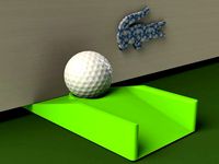 Golfer's Doorstop (Putting Aid) by 2ROBOTGUY