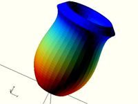 OpenScad Revoloids version 0.7 by WilliamAAdams