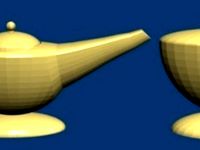 Alladins Lamp and Vessel by offcentercreations