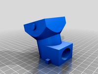 Extruder barrel cooling duct for MK5-6 v6 by MakerBlock