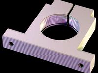 ball bearing (UBC6000Z) flanged holder by rtrigo