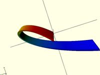Bezier Ribbons 3D by WilliamAAdams
