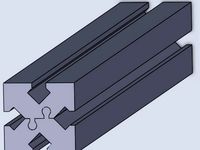 Printable Slotted Rail by CDavis