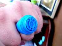 Blue Lantern Ring by Pattimis