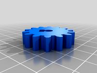 RapMan Replacement extruder gear by darthjesus