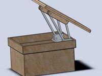 box with 4-link hinged lid by Neophyte