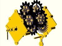 Frame Update for 8-Gear Clock (revision C) by syvwlch