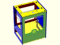 OpenSCAD CupCake model of the wood parts by MiseryBot