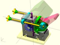 MiseryPusher: Geared Stepper filament pusher for MK5 extruder by MiseryBot