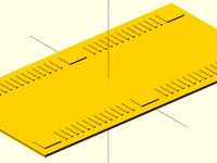 Test Stripes to calibrate extruder start and stop 0v0 by MiseryBot