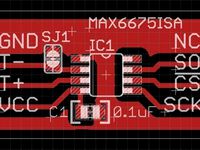 MAX6675 K-Thermocouple ADC Breakout Board by EverydayInventors