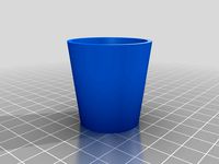 Flat Bottom Shotglass by corknut