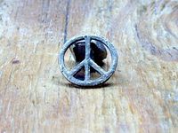 Peace Symbol Medallion (in Bronze) by wulfdesign