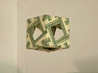 Origami cube by JonFS