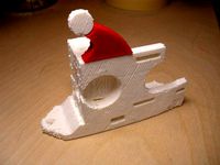 Holiday Prusa Mendel - Day 22 (with separate hat insert) by nicholasclewis