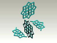 3D snowflake STLs by Smoutech