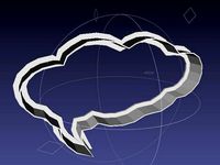 Speech and Thought Balloon Cookie Cutters by mifga