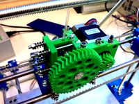 Herringbone Geared Extruder by rhys-jones