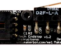Mechanical Endstop v1.2 by MakerBot