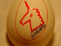 Unicorn Logo - Hand-sketch Variant by dnewman