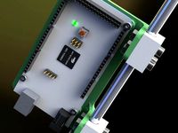 Arduino Mega M8 OR M6 Bar Mount  by 2ROBOTGUY