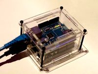 Laser cut Ethernet shield / Arduino enclosure by teabot