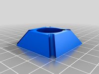 Bracket for simple 2M ground plane antenna by allartburns