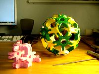 Mini snap-together polyhedron verticies by mrule