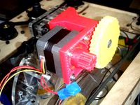 Stepper upgrade for makerbot MK5 extruder by Taniwha