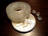 Printed bearing, non-printed balls by MakerBlock