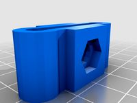 Parametric z leadscrew nut clamp for Huxley by whosawhatsis