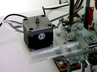 Mendel X Axis Motor Bracket by rhys-jones