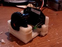 Webcam Microscope Mount by cathalgarvey