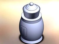 Cupcake "M" Jar by WRIGHTMEDIA