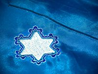 Koch curve / snowflake by Cross_
