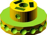 Parametric ball chain pulley by Unaimed