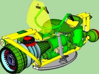 Jet Powered Motor Bike (titled) by jdcinventor