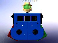 SwivelHips Kit for the HiTecRCD RoboNova-1 BiPedal Robot by SolidWorksMagi