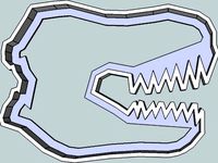 T-Rex Cookie Cutter by whowhatwhere