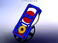 60 to 20 Reduction Gear Set by SolidWorksMagi