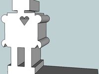 Robot Bookend by nerdbot2085