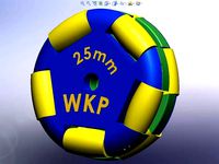 25mm OmniWheel  by SolidWorksMagi