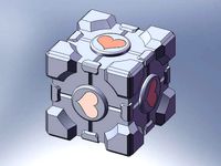 Companion Cube by nonoodlez