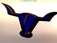 Bulls Head Cookie Cutter by SolidWorksMagi