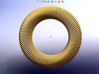 Dense Spiral Donut Shaped Cup Cake by SolidWorksMagi