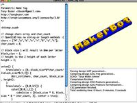OpenSCAD Bitmap Fonts Module by tbuser