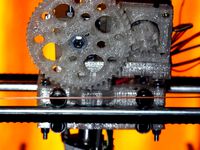 Xcarriage modification to attach Mendel extruder to BFB hot end by BogdanKecman
