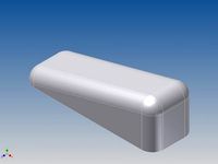Laptop cooling wedge by Modelmaker