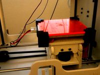 Makerbot Printable Aluminum Nichrome Heated Build Platform by Jamesdavid