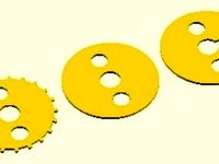 Parametric Laser-Cuttable Pulleys by D1plo1d